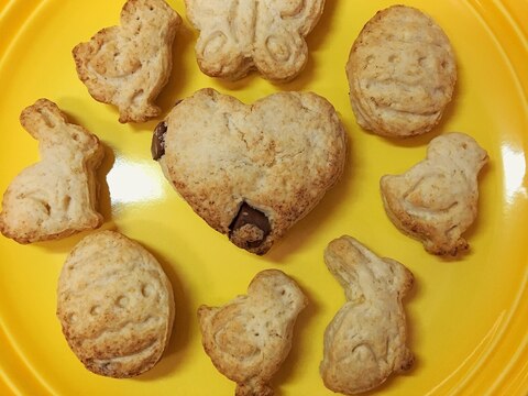 バターなし♡フープロで簡単サクッ♪ホロッなスコーン